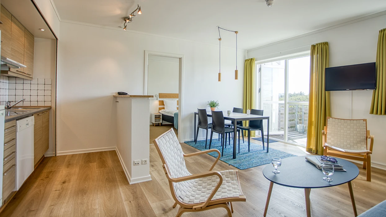 Ferielejlighed med stort køkkenalrum