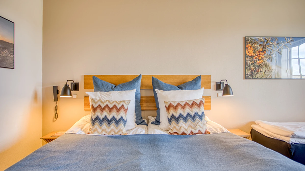 Familieværelse med senge til 4 personer