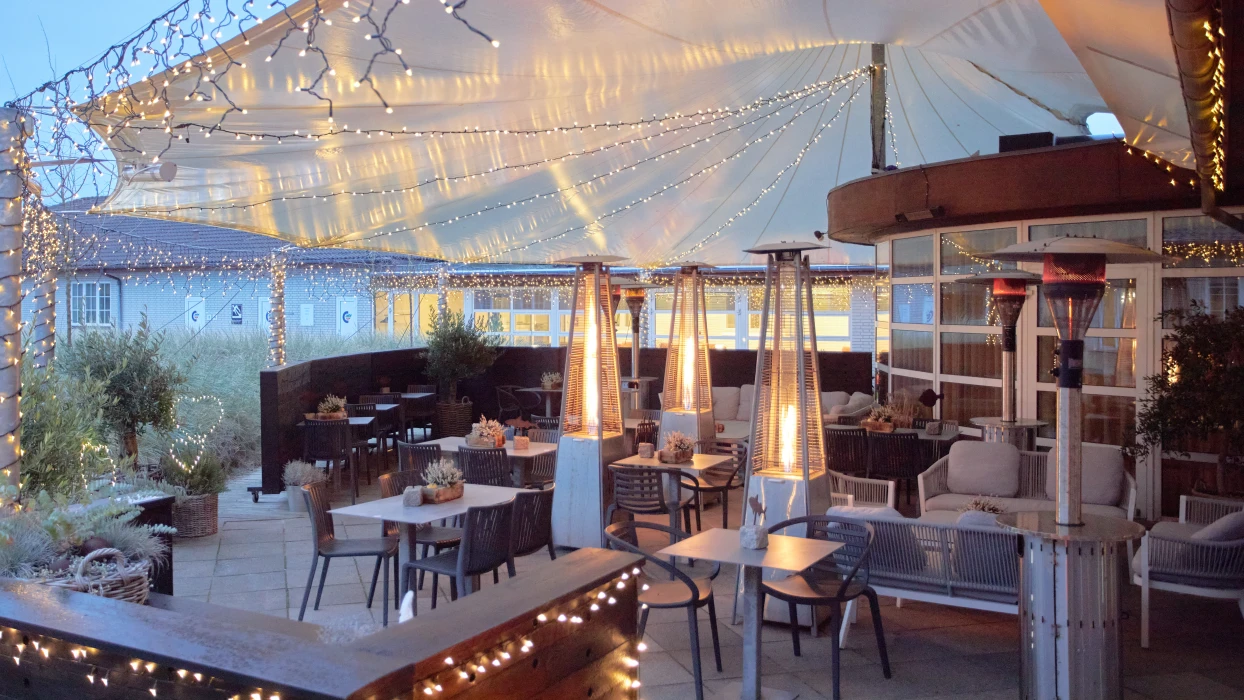 Jul i gårdhaven på Color Hotel Skagen