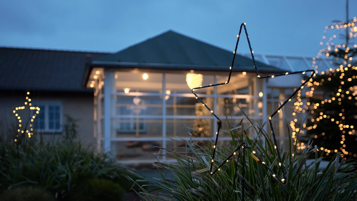 Julestemning udenfor på Color Hotel Skagen