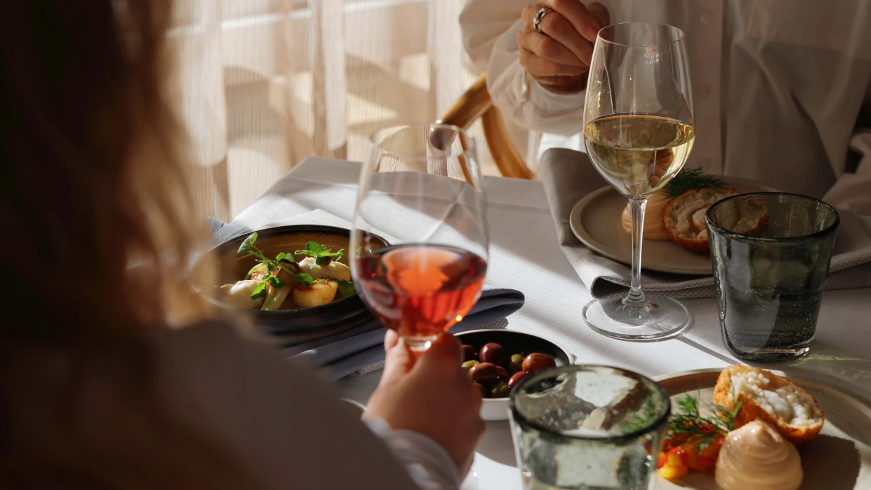 Middag i Restaurant Holger