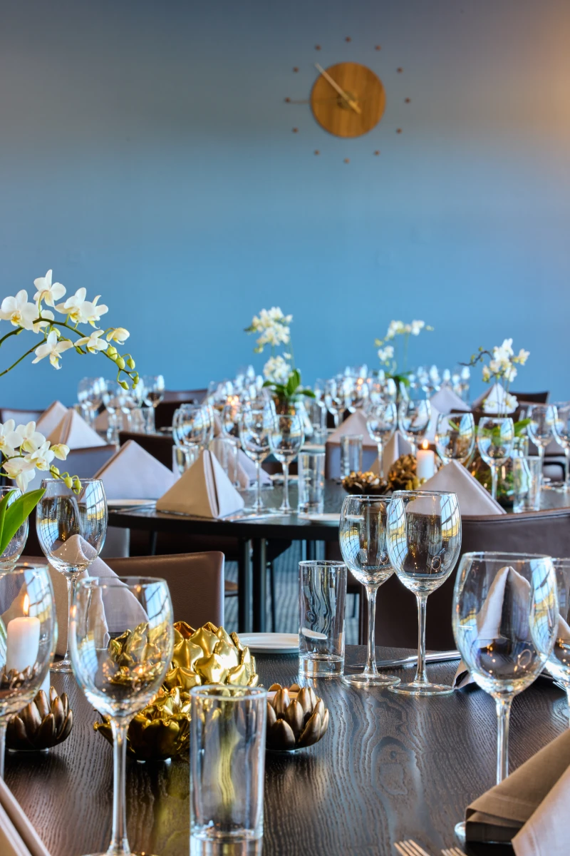 Dækket op til fest på Color Hotel Skagen