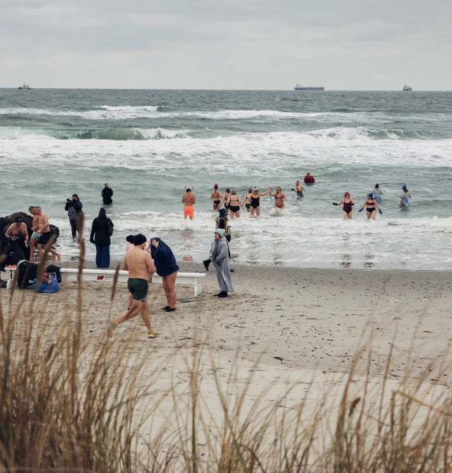 Vinterbadning ved Skagen Vinterbaderfestival